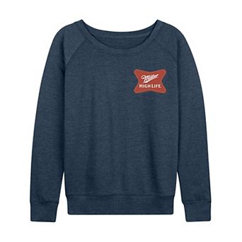 Women's Miller High Life Softcross Logo French Terry Long Sleeve Tee