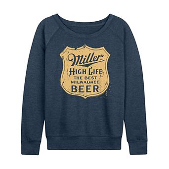 Women's Miller High Life Vintage Crest Lightweight French Terry Sweatshirt