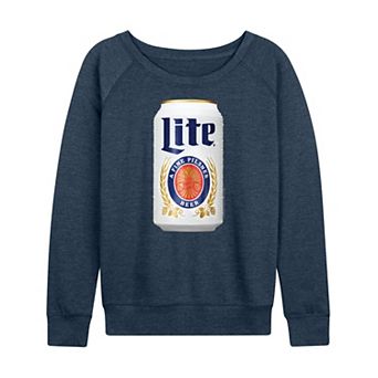 Women's Miller Lite Can Lightweight French Terry Sweatshirt