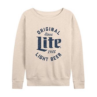 Women's Miller Original Lite Since 1975 French Terry Long Sleeve Tee