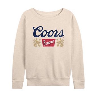 Women's Coors Banquet Three Color Logo French Terry Long Sleeve Tee