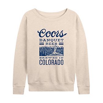 Women's Coors Banquet Beer Colorado Lightweight French Terry Sweatshirt