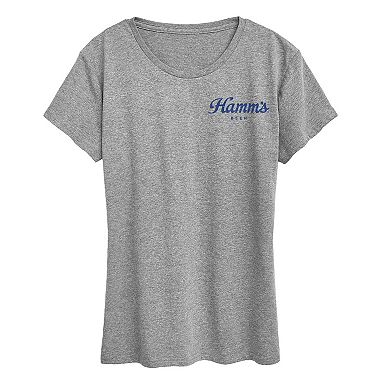 Women's Hamm's Can Grid Graphic Tee