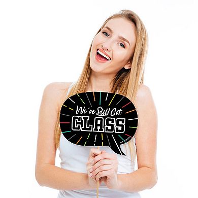 Big Dot Of Happiness Funny Still Got Class High School Reunion Party Photo Booth Props 10 Pc