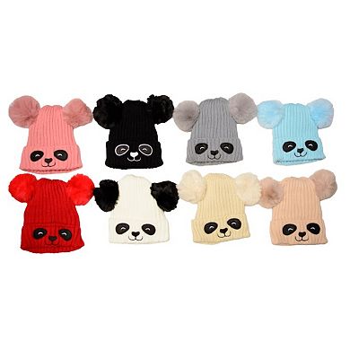 Cute Panda Winter Beanie Knit Beanie For Kids