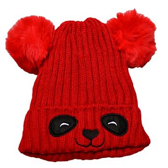 Cute Panda Winter Beanie Knit Beanie For Kids