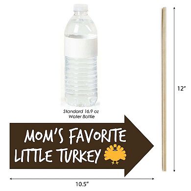Big Dot Of Happiness Funny Turkey Day - Thanksgiving Photo Booth Props - 10 Piece