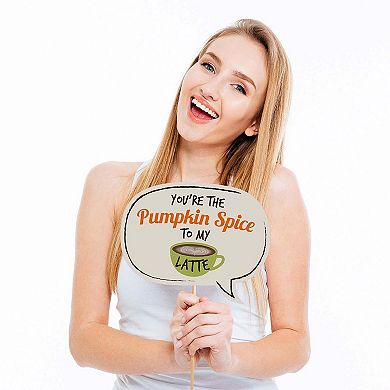 Big Dot Of Happiness Funny Turkey Day - Thanksgiving Photo Booth Props - 10 Piece
