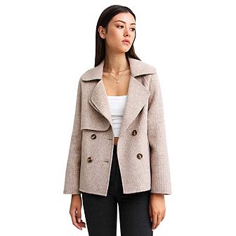 I'm Yours Wool Blend Peacoat