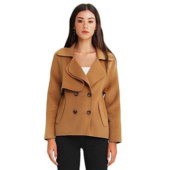 I'm Yours Wool Blend Peacoat