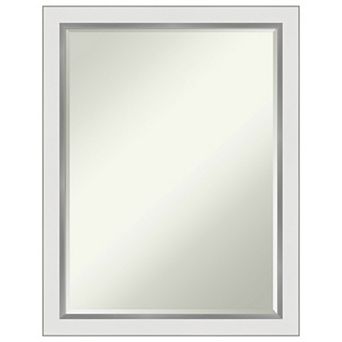 Eva Narrow Petite Bevel Bathroom Wall Mirror