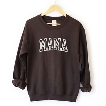 Embroidered Mama XL Chocolate