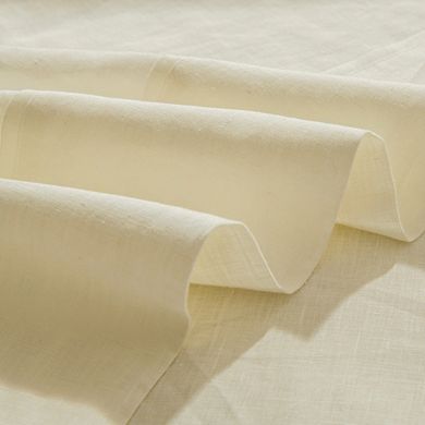 Stone Washed French Linen Sheet Set, 4 Pcs