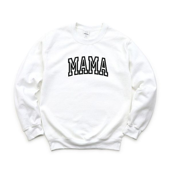 Embroidered Mama Sweatshirt