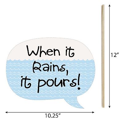 Big Dot Of Happiness Funny Noah's Ark - Baby Shower Photo Booth Props Kit - 10 Piece