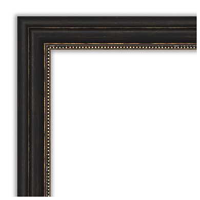 Accent Bronze Narrow Petite Bevel Bathroom Wall Mirror