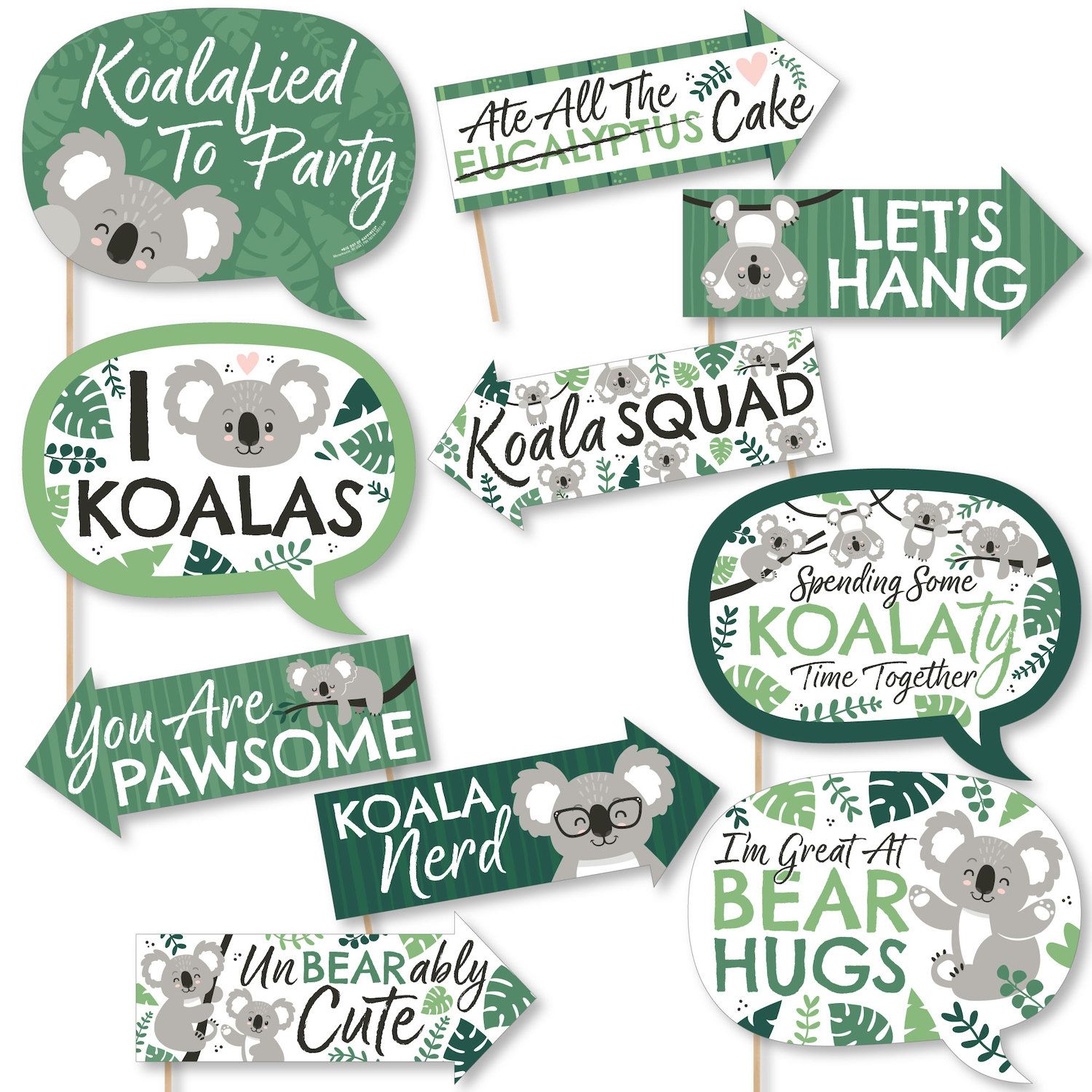 Koala Dankeskarten – 12 Stück Geformt Mit Umschlägen, Für Babyparty Oder Geburtstag, Süßes Design