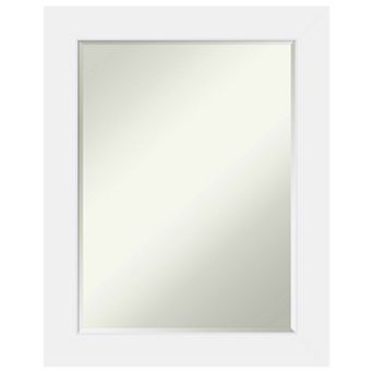 Corvino Petite Bevel Wood Bathroom Wall Mirror
