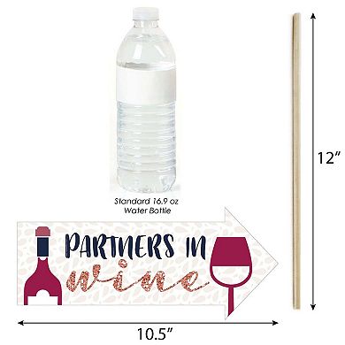 Big Dot Of Happiness Funny Vino Before Vows - Winery Party Photo Booth Props Kit - 10 Pc
