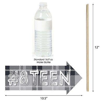 Big Dot Of Happiness Funny 18th Milestone Birthday - 18th Birthday Photo Booth Props 10 Pc