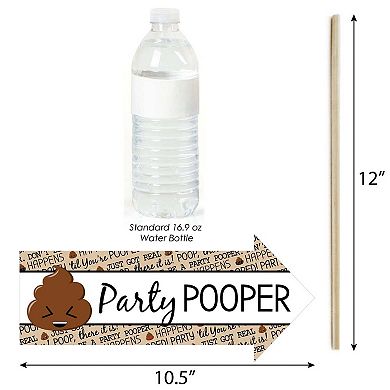 Big Dot Of Happiness Funny Party 'til You're Pooped Poop Emoji Party Photo Booth Props 10 Pc