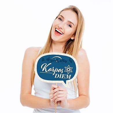 Big Dot Of Happiness Funny Happy Passover - Pesach Party Photo Booth Props Kit - 10 Piece