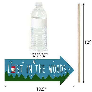 Big Dot Of Happiness Funny Happy Camper - Camping Party Photo Booth Props Kit - 10 Piece