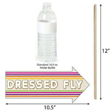 Big Dot Of Happiness Funny 70's Disco - 1970s Disco Fever Photo Booth Props Kit - 10 Piece