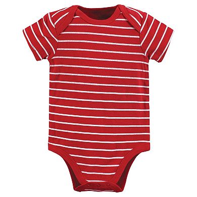 Hudson Baby Infant Boy Cotton Bodysuits, Valentine Heartbreaker, 0-3 Months