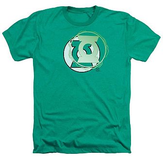 Justice League Of America Gl Energy Logo Adult Heather T-shirt