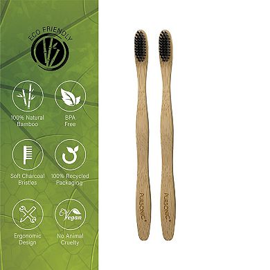 Pursonic 100% Natural Bamboo Toothbrush