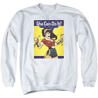 Justice League of America Wonder Woman shell Adult Crewneck Sweatshirt