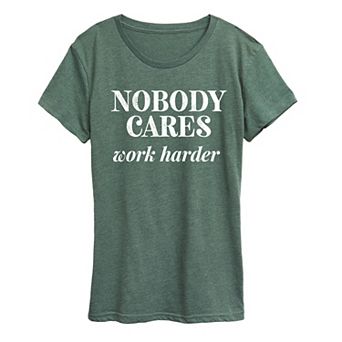 Women's Nobody Cares Graphic Tee