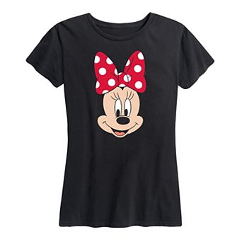 Disney's Minnie Mouse Women's Face Graphic Tee