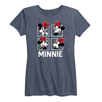 Disney's Minnie Mouse Women's Grid Graphic Tee
