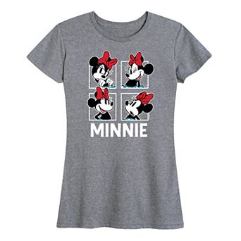 Disney's Minnie Mouse Women's Grid Graphic Tee