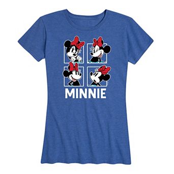 Disney's Minnie Mouse Women's Grid Graphic Tee