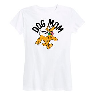 Disney's Pluto Women's Dog Mom Graphic Tee