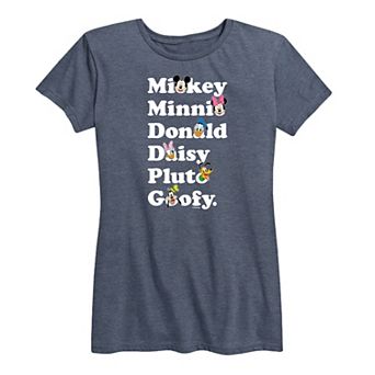 Disney's Mickey Mouse & Friends Women's Graphic Tee
