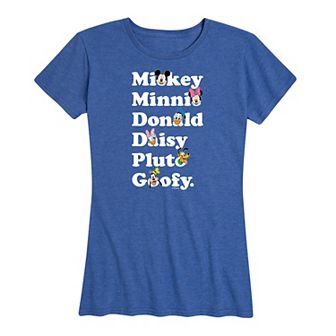 Disney's Mickey Mouse & Friends Women's Graphic Tee