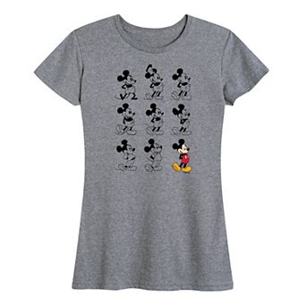Disney's Mickey Mouse Women's Evolution Graphic Tee