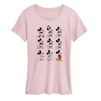 Disney's Mickey Mouse Women's Evolution Graphic Tee