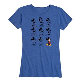 Disney's Mickey Mouse Women's Evolution Graphic Tee