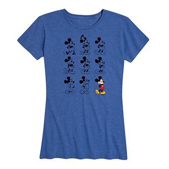 Disney's Mickey Mouse Women's Evolution Graphic Tee