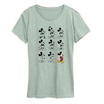 Disney's Mickey Mouse Women's Evolution Graphic Tee