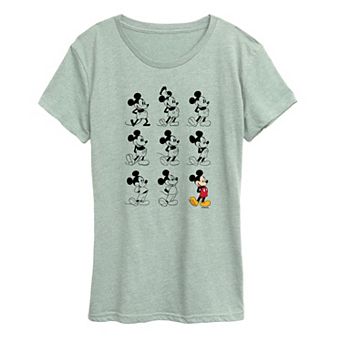 Disney's Mickey Mouse Women's Evolution Graphic Tee