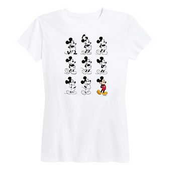 Disney's Mickey Mouse Women's Evolution Graphic Tee