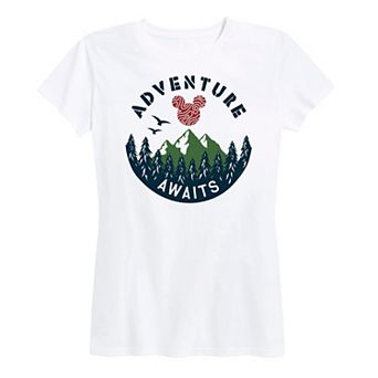 Disney's Mickey Mouse Women's Adventure Awaits Graphic Tee