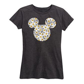 Disney's Mickey Mouse Women's Daisies Graphic Tee