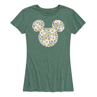 Disney's Mickey Mouse Women's Daisies Graphic Tee
